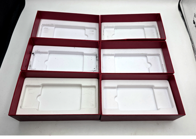 New Authentic Cartier Red Glasses Sunglasses Box Case Small