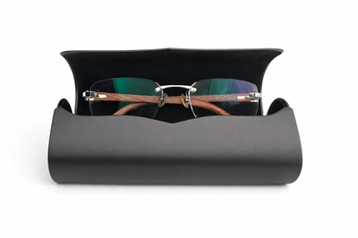 Luxury Vintage Cartier Bubinga Wood Eyewear – Authentic – Made in France