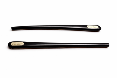 NEW! Authentic Cartier Silver/Black Temple Tips for Cartier Glasses - $59 Pair