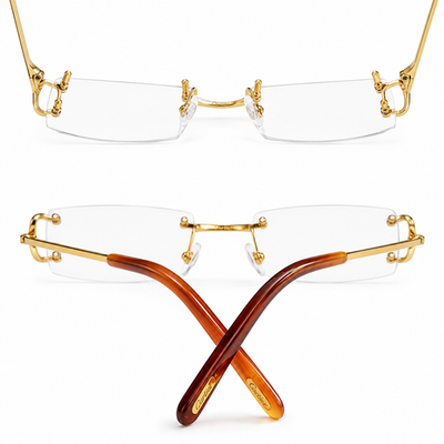 NEW! Cartier Big C Piccadilly Gold Glasses CT0092O