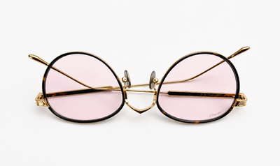 Authentic Luxury Cartier Gold Eyewear CT02500