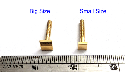 New Auth Cartier Square Screw Gold/Silver