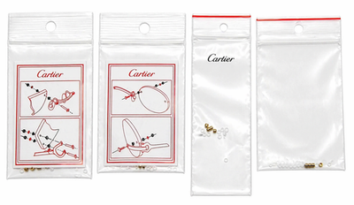 NEW! Auth Cartier Glasses Parts Caps and Bushing - SILVER - Free Screw Driver