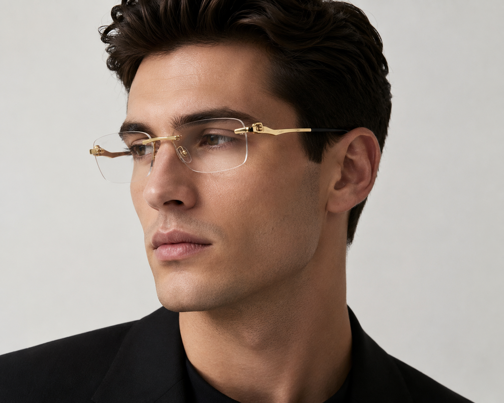 NEW! Authentic Panthère de Cartier Eyeglasses CT0120O