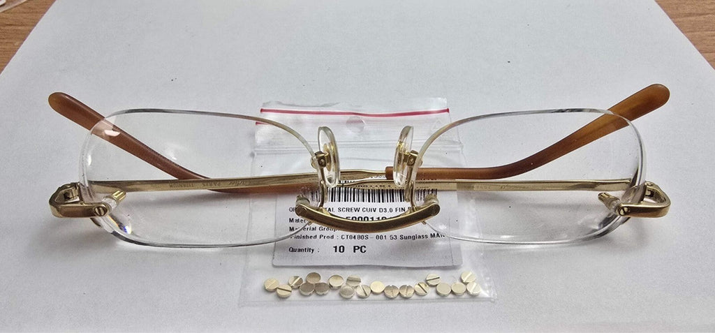 NEW! Auth Cartier Platine Screws Replacement - Gold/Silver - $49/each