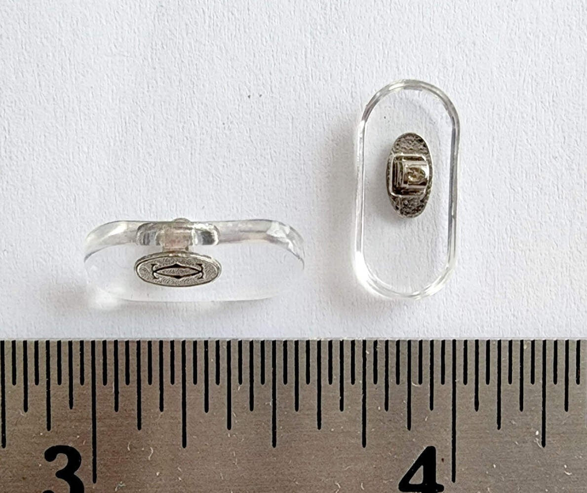 Auth Cartier Eyeglasses Nose Pads Replacement Large + Free Screwdriver
