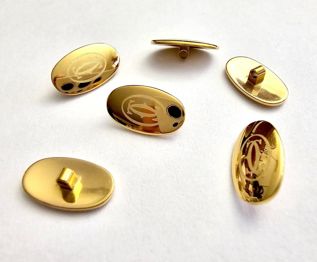 NEW! Cartier Glasses Nose Pads Replacement -  Gold/Silver + Free Screwdriver