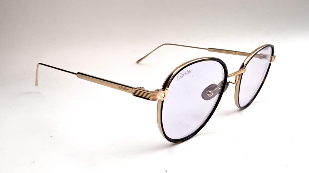 Authentic Luxury Cartier Gold Eyewear CT02500