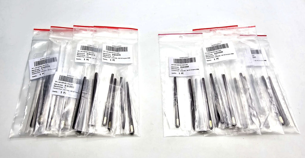 NEW! Cartier Temple Tips Burgundy Gold Replacement Parts - $49 / Pair (2 Pieces)