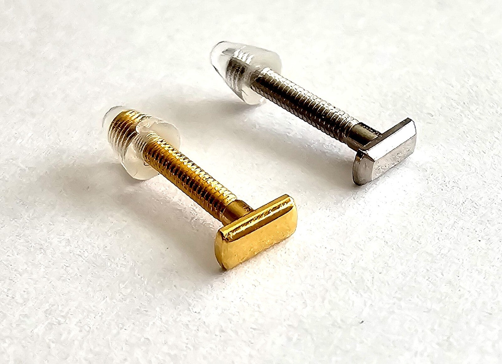 Authentic Cartier Curved Rectangle Eyeglass Screws Gold Silver Replacement