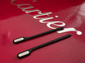 Authentic Cartier Silver/Black Temple Tips Replacement for Cartier Glasses Pair