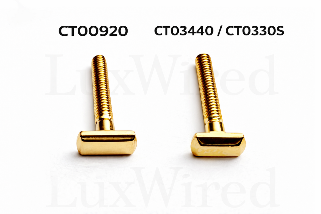 NEW! Curved Rectangle Cartier Screw  1xSet/$39 - Silver/Gold + Free Screwdriver