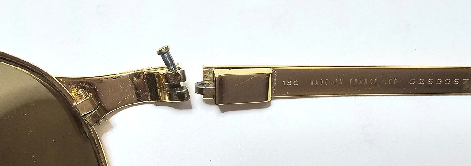 Authentic Cartier Eyeglass Hinge Screws Replacement Gold Silver