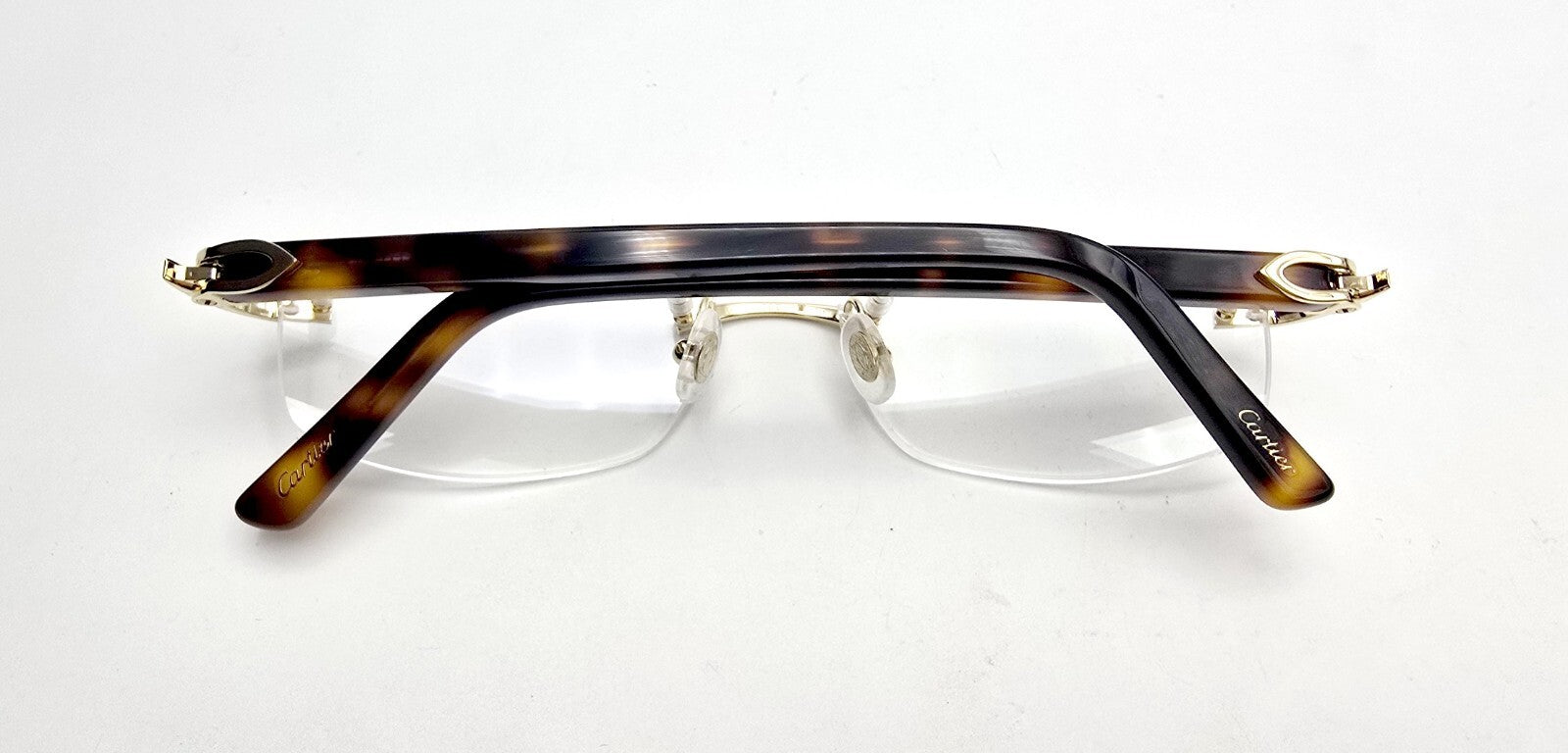 NEW! Cartier Glasses Canazei Tortoise/Gold CT0048O