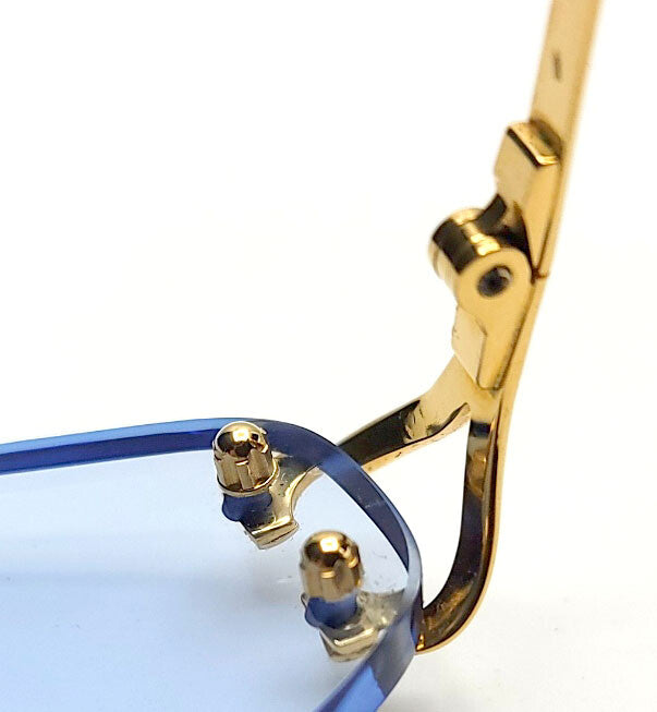 NEW! Auth Cartier Glasses Parts Caps and Bushing  - GOLD - Free Screw Driver