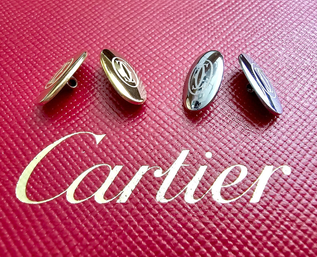 NEW! Cartier Glasses Nose Pads Replacement -  Gold/Silver + Free Screwdriver