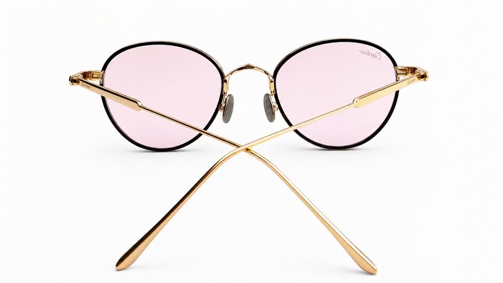 Authentic Luxury Cartier Gold Eyewear CT02500