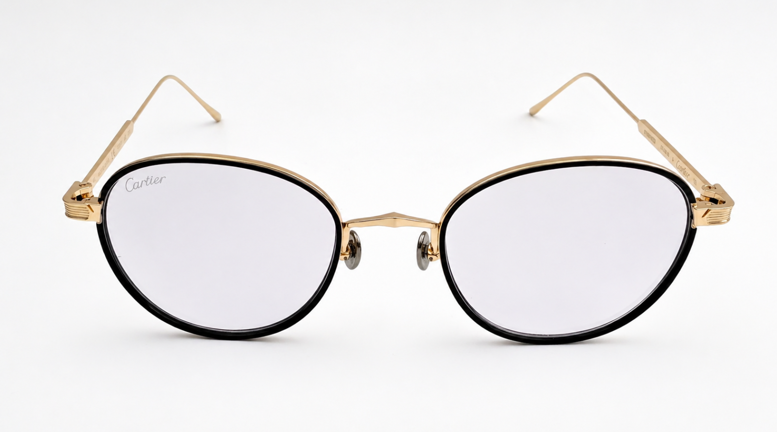 Authentic Luxury Cartier Gold Eyewear CT02500
