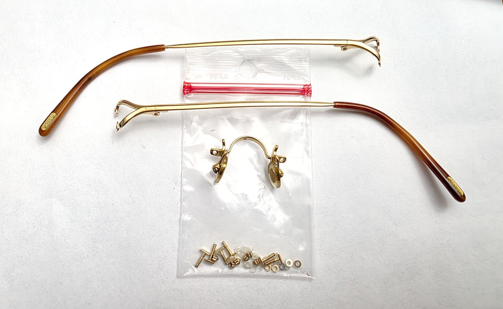 Auth Cartier Small C-decor Spare Parts/Replacement - Gold