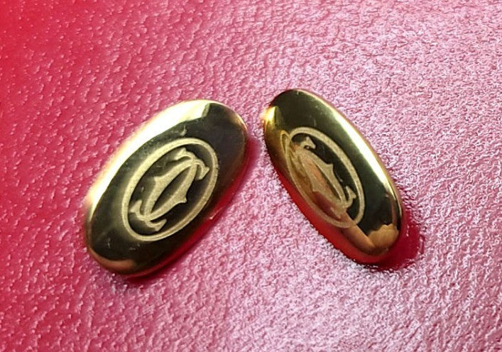NEW! Cartier Glasses Nose Pads Replacement -  Gold/Silver + Free Screwdriver