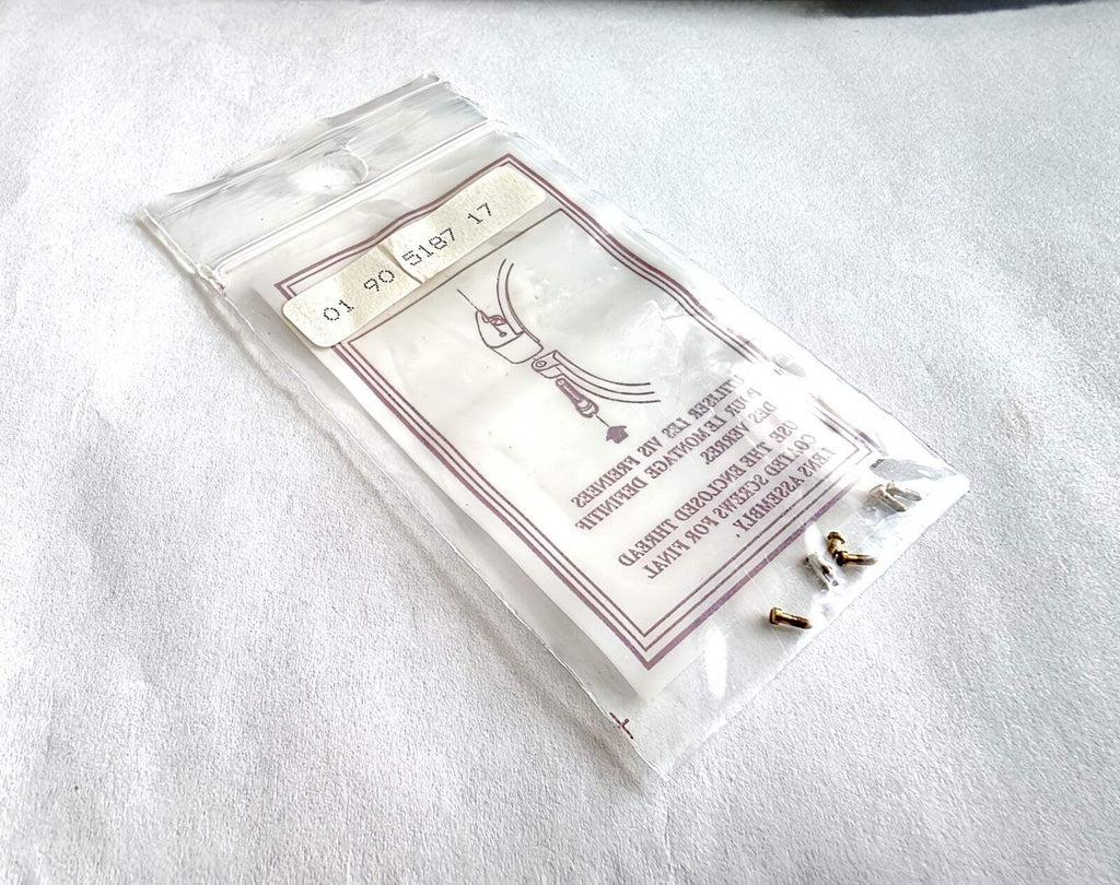 Authentic Cartier Vintage Eyeglasses Hinge Screw Gold/Silver - $39 each