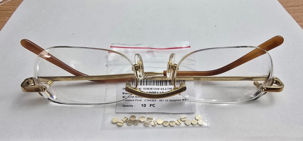 NEW! Auth Cartier Platine Screws Replacement - Gold/Silver - $49/each