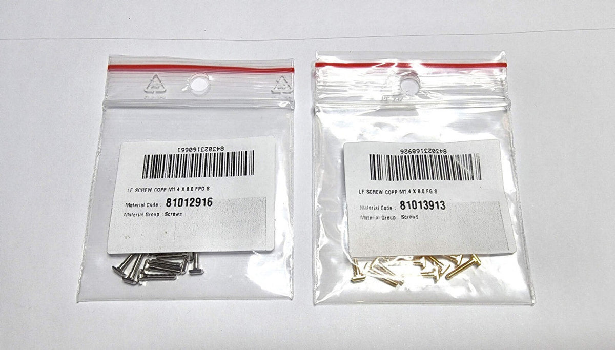 Authentic Cartier Curved Rectangle Eyeglass Screws Gold Silver Replacement