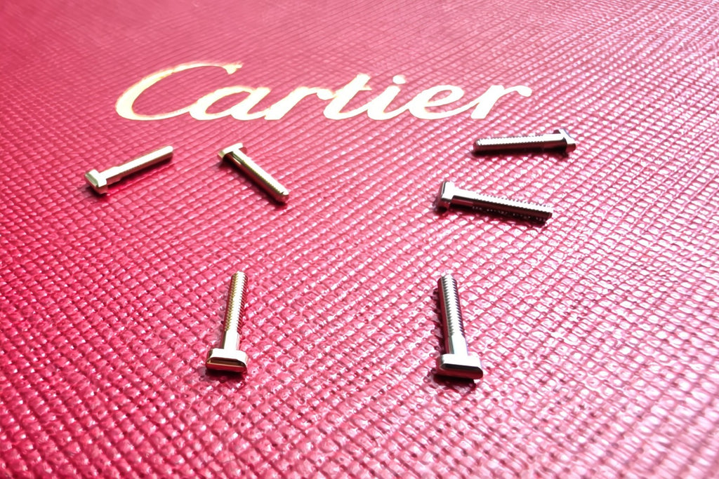 Auth Cartier Glasses Part Curved Rectangle Screws - $39/ea + Free Washers
