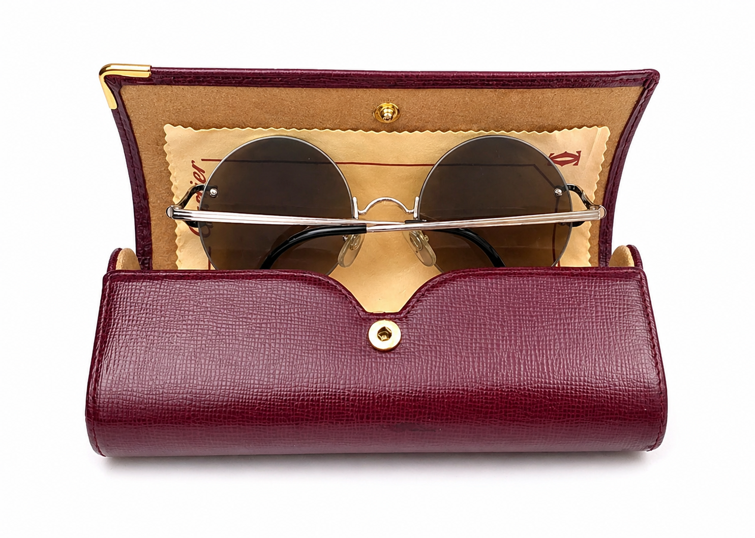 Vintage Cartier C-Decor Gold Sunglasses