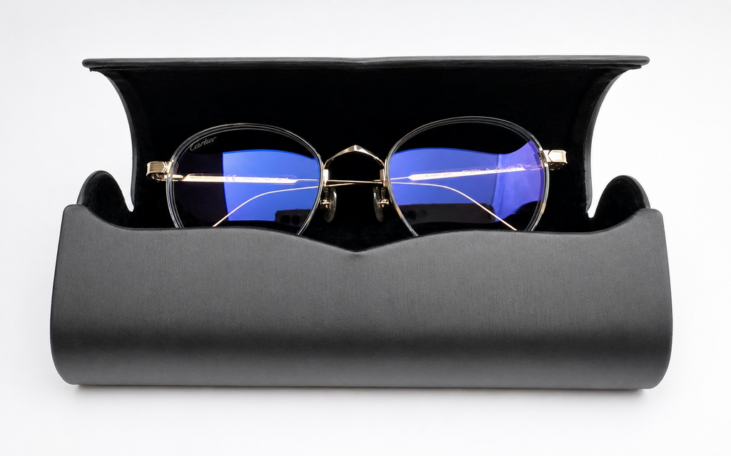 Authentic Luxury Cartier Gold Eyewear CT02500