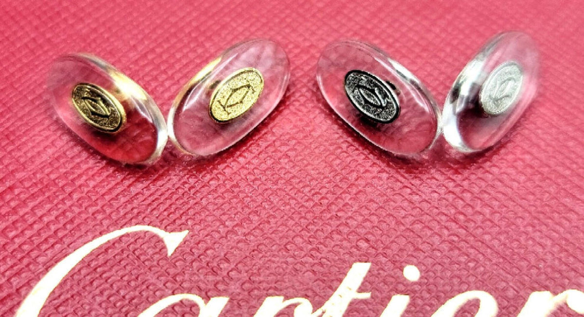 Cartier Eyeglasses Nose Pads Replacement Small + Free Screwdriver
