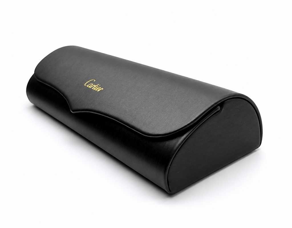 Authentic Cartier Glasses Case & Box Set w/ Cloth & Certificate NEW