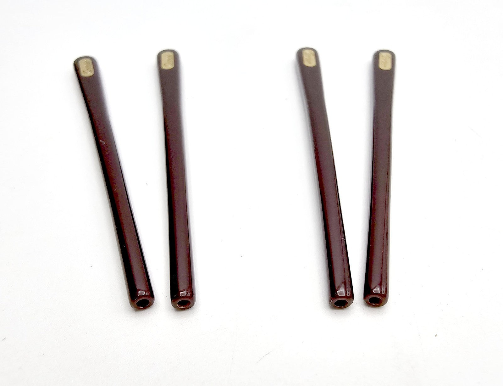 Authentic Cartier Gold/Black Temple Tips Replacement Parts for Cartier Glasses