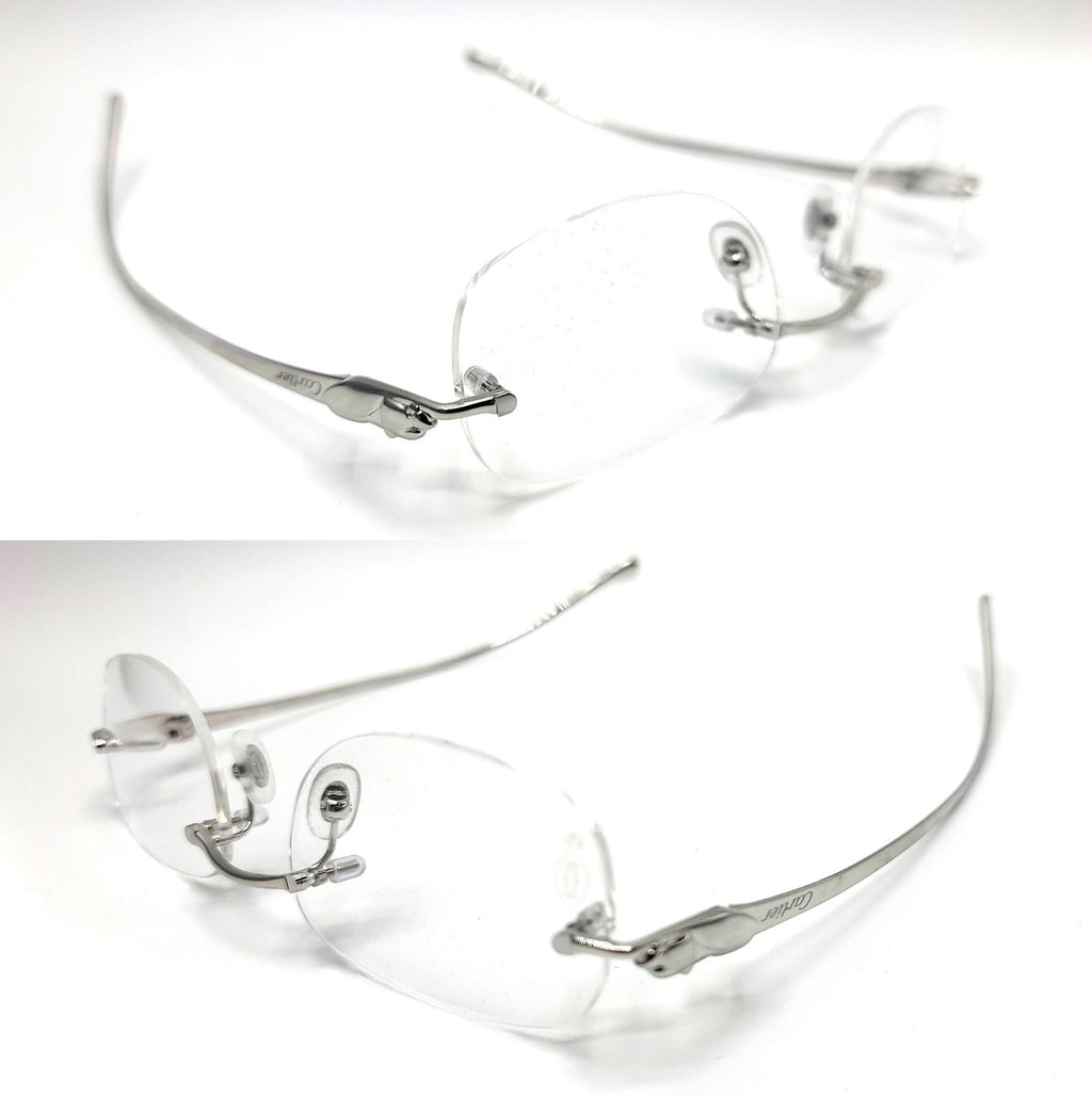 Authentic Cartier Silver Panthere Glasses CT00580