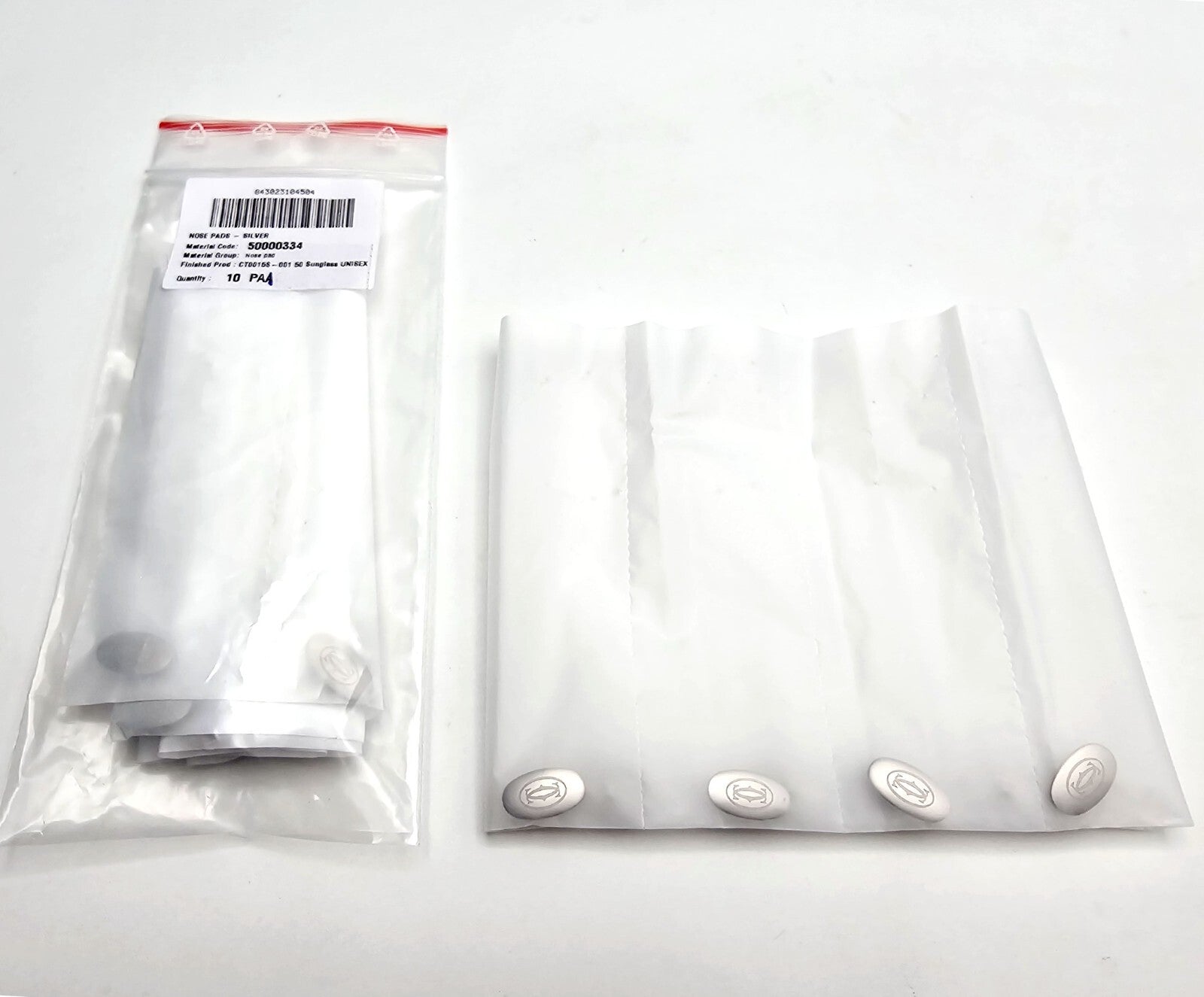 NEW! Cartier Glasses Nose Pads Replacement -  Gold/Silver + Free Screwdriver