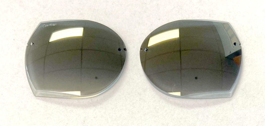 Authentic Cartier Rimless Replacement Lenses Signed Made in France