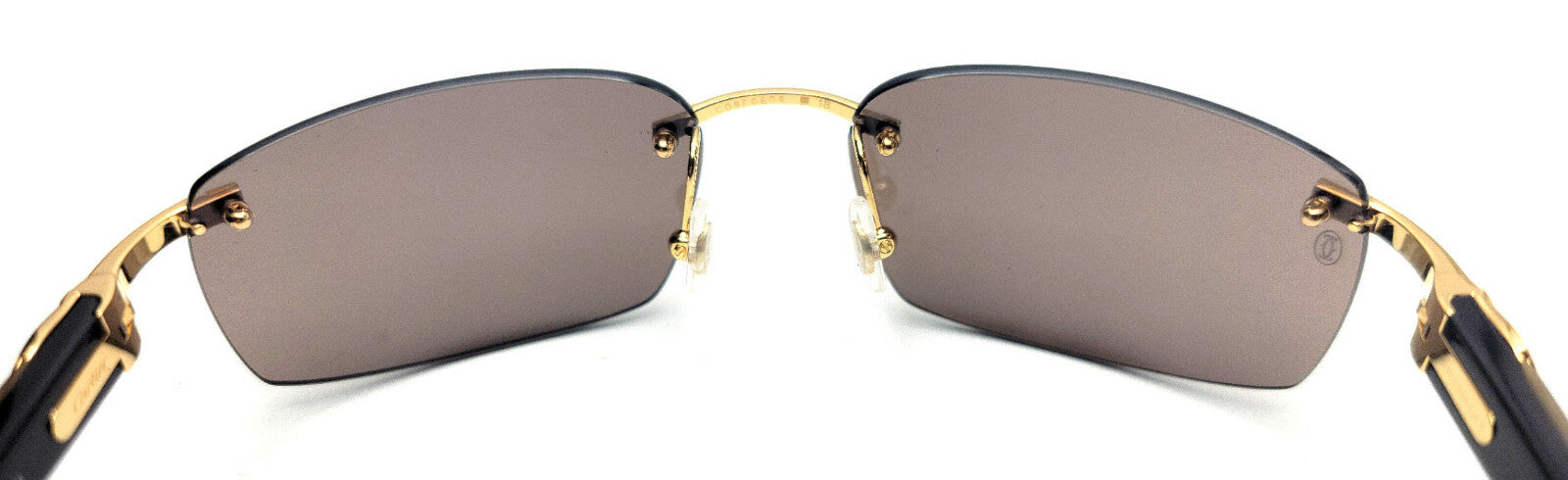NEW! Auth Cartier Glasses Parts Caps and Bushing  - GOLD - Free Screw Driver
