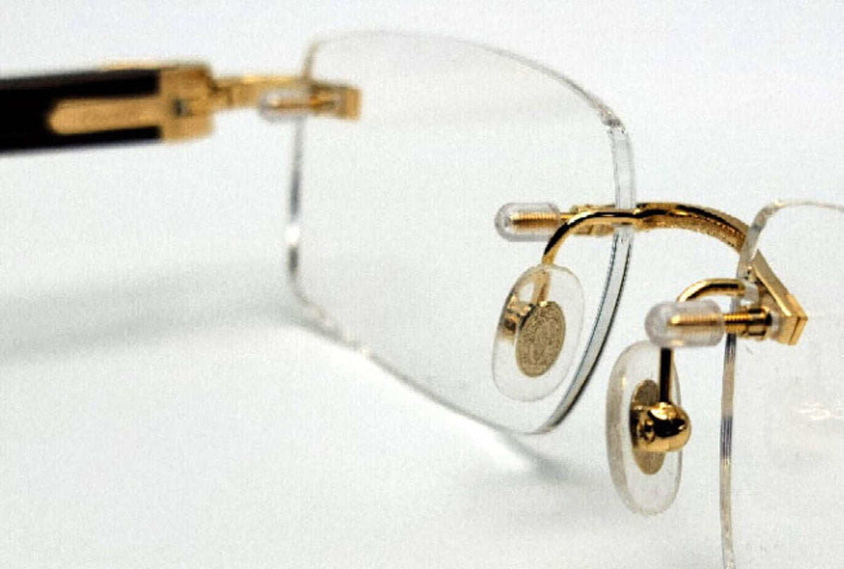 Cartier Eyeglasses Nose Pads Replacement Small + Free Screwdriver