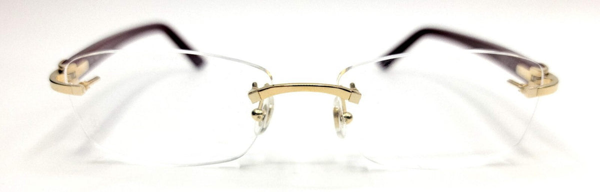 NEW! Cartier Glasses Canazei Burgundy /Gold CT0048O