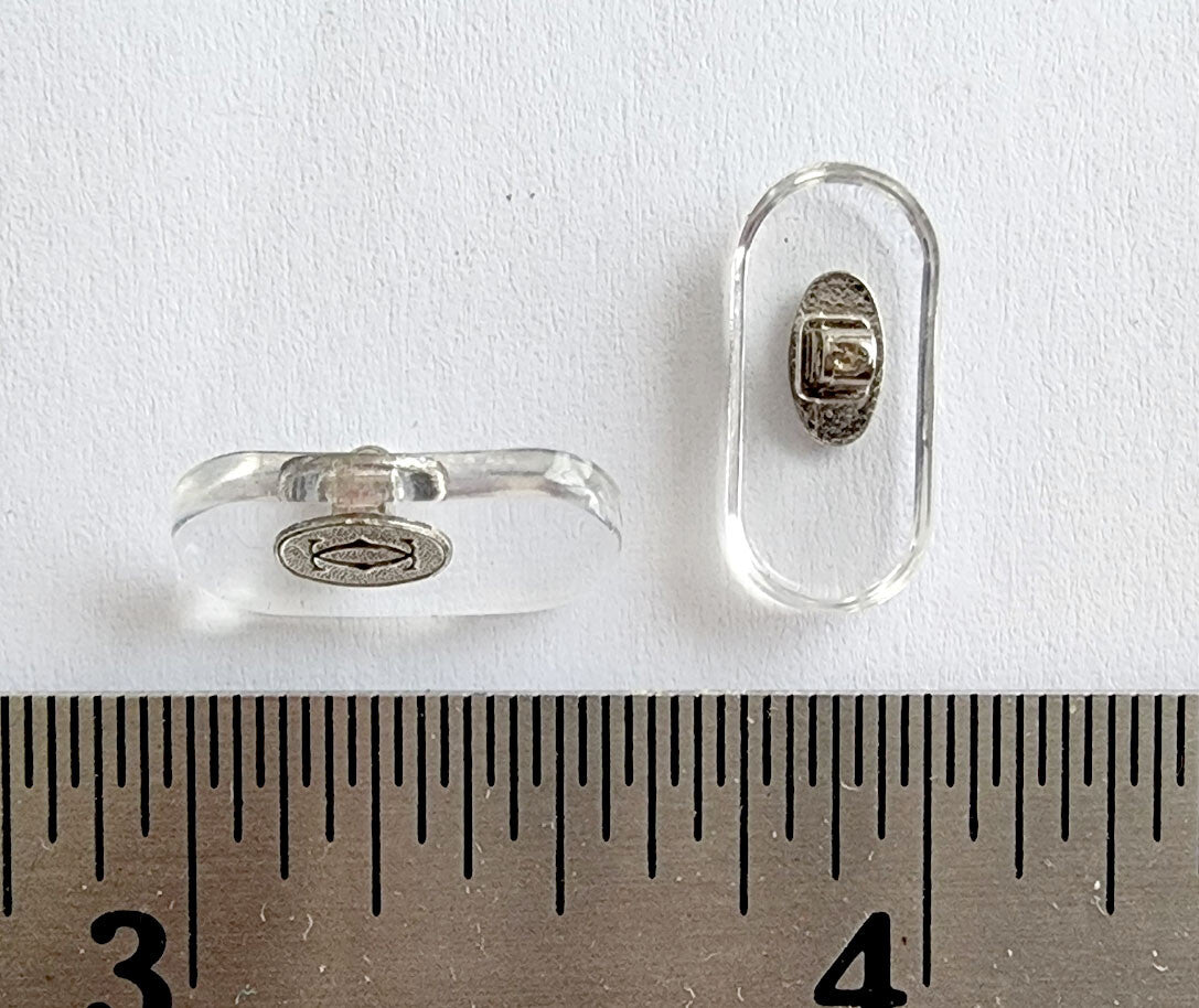 Auth Cartier Eyeglasses Nose Pads Replacement Large + Free Screwdriver
