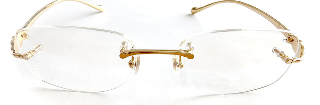New Authentic Cartier Arch Shape Screw Gold Silver + Free Caps/ Washers