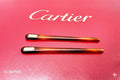 NEW! Authentic Cartier Eyeglasses Parts Tortoise Temple Ends