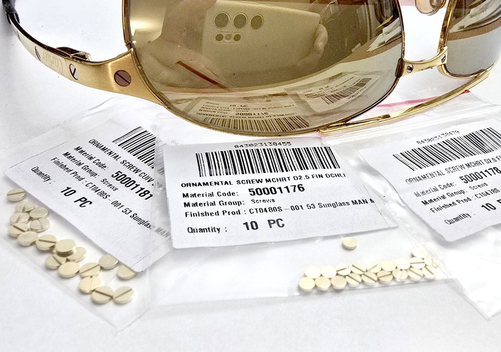 NEW! Auth Cartier Platine Screws Replacement - Gold/Silver - $49/each