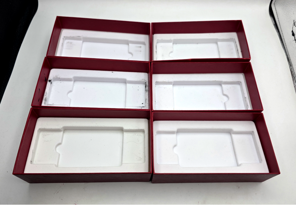 New Authentic Cartier Red Glasses Sunglasses Box Case Small
