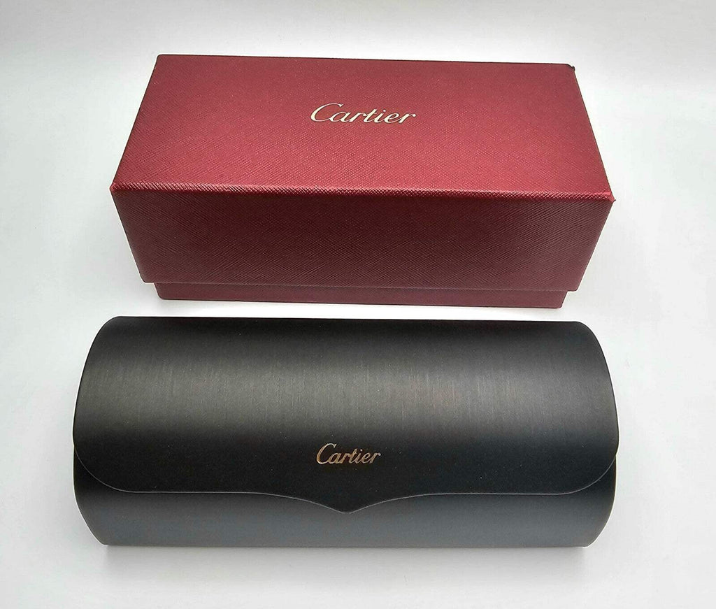 Authentic Cartier Glasses Packaging Set Large Box Case Cloth Certificate