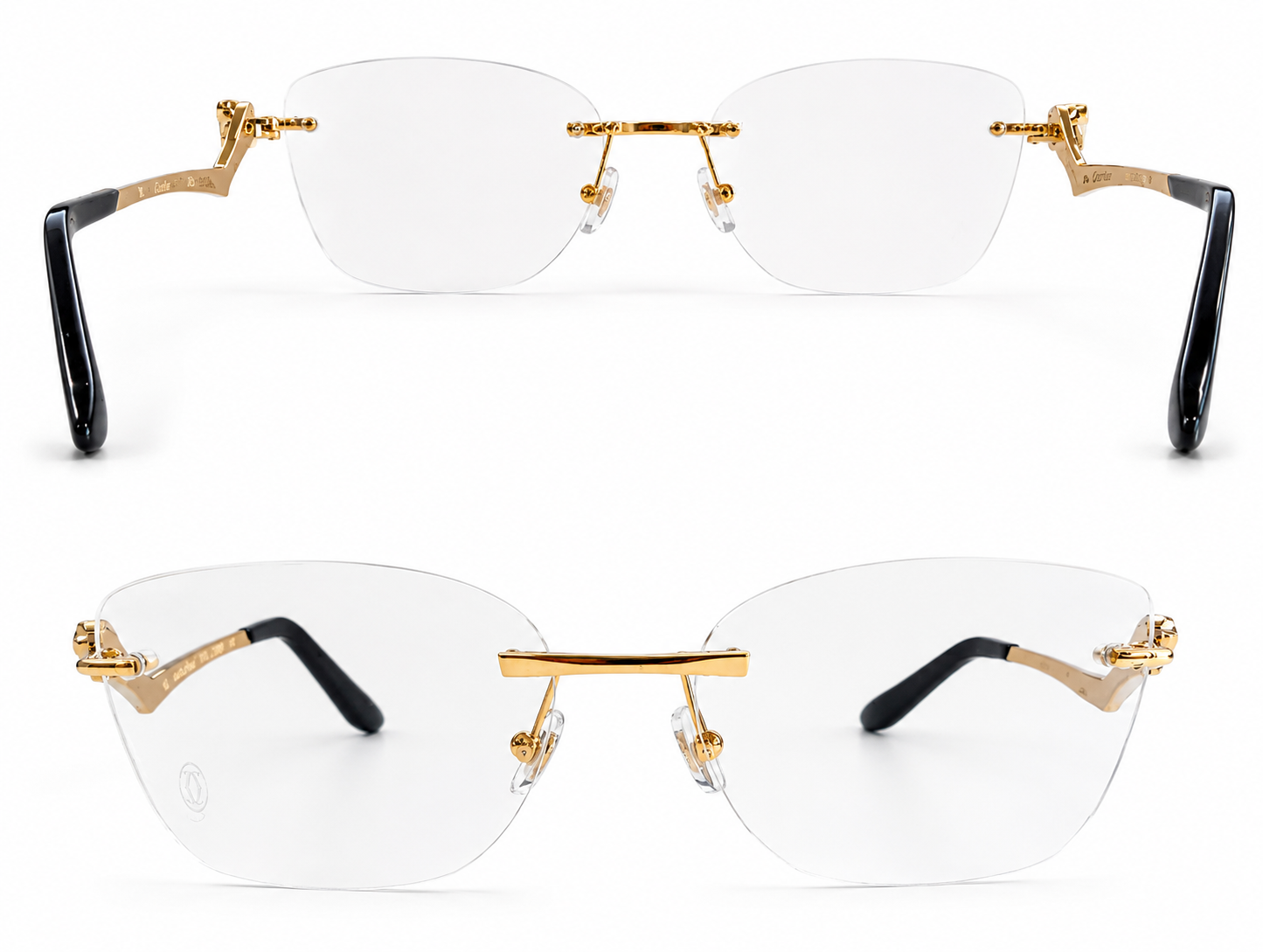 NEW! Authentic Panthère de Cartier Eyeglasses CT0120O
