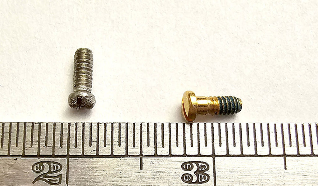 NEW! Auth Cartier Screws for Vendome - Gold/Silver - One Pair/2 pics