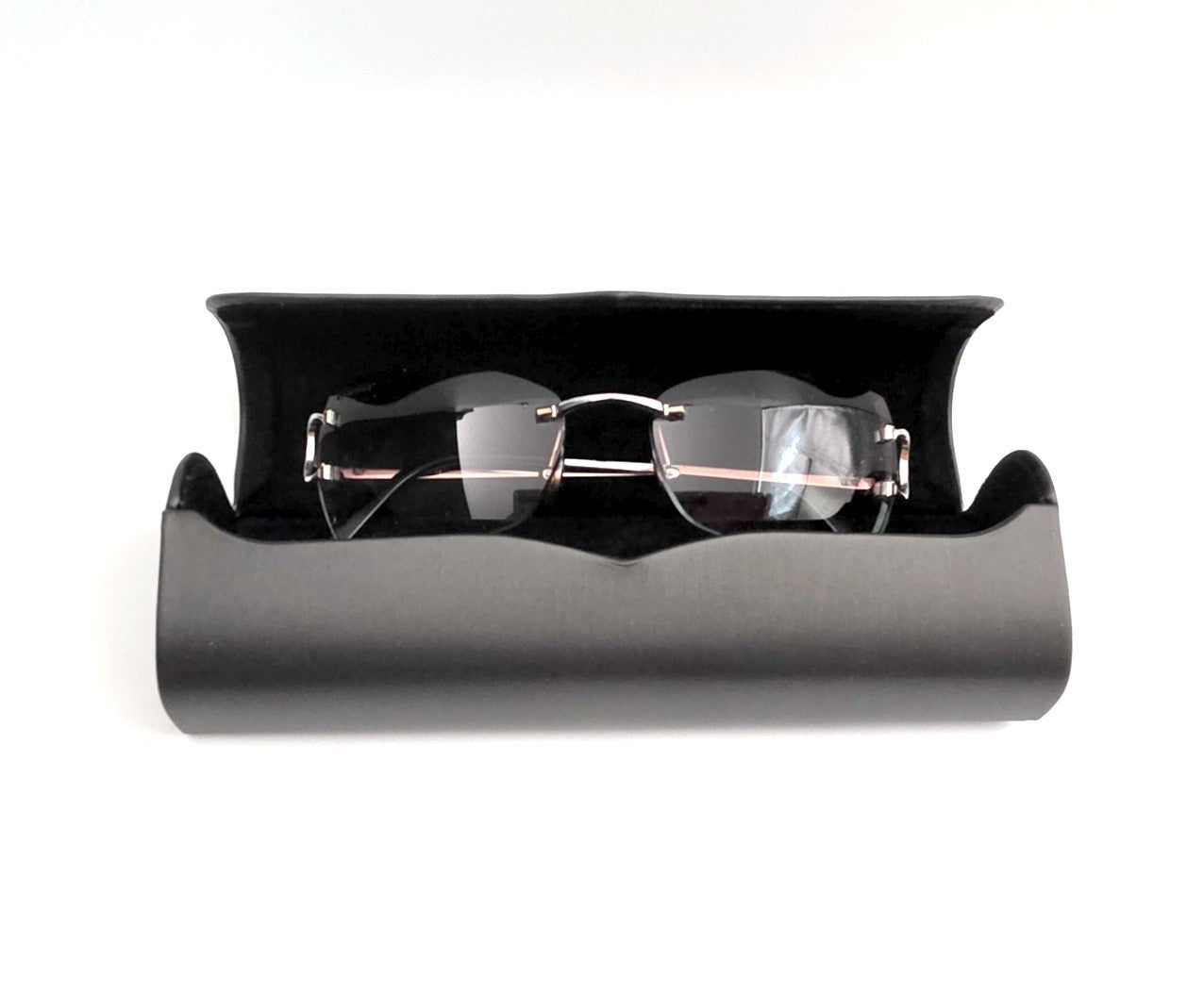 Cartier Piccadilly CT00920 Silver Rimless Sunglasses 55-19-140 France C Decor
