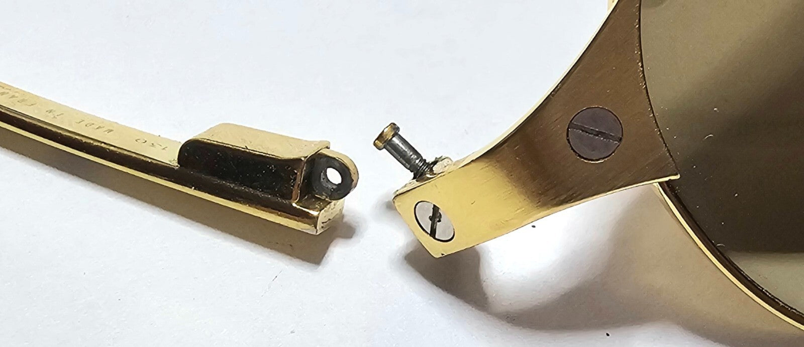 Authentic Cartier Eyeglass Hinge Screws Replacement Gold Silver
