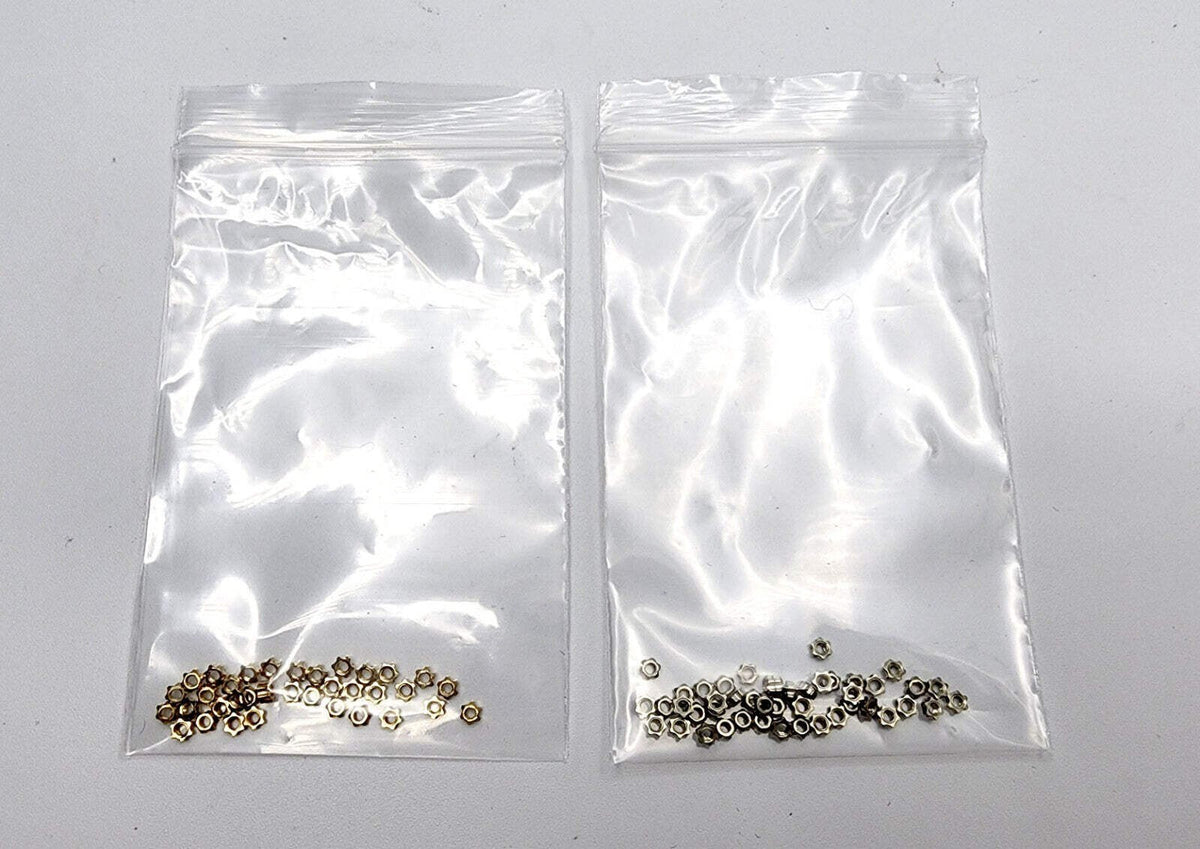 NEW! Auth Cartier Nuts/Caps/Bushing - Gold/Silver + Free Washers